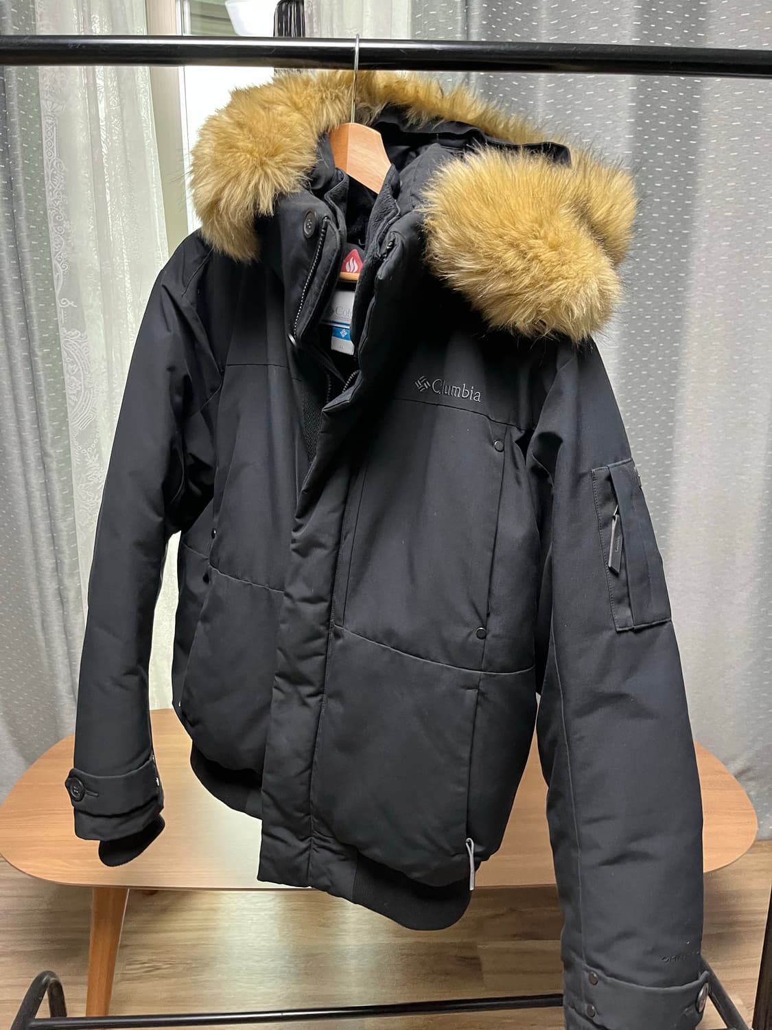 컬럼비아 마운틴 후드 숏패딩 XL (105) 상품이미지1