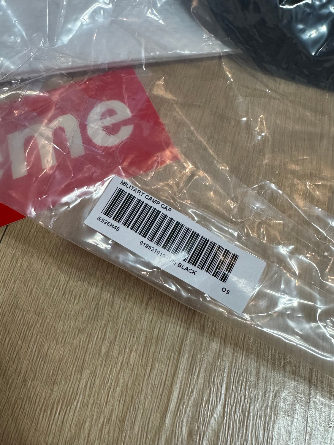 [OS] 슈프림 26fw 밀리터리 캠프캡 블랙 상품이미지4