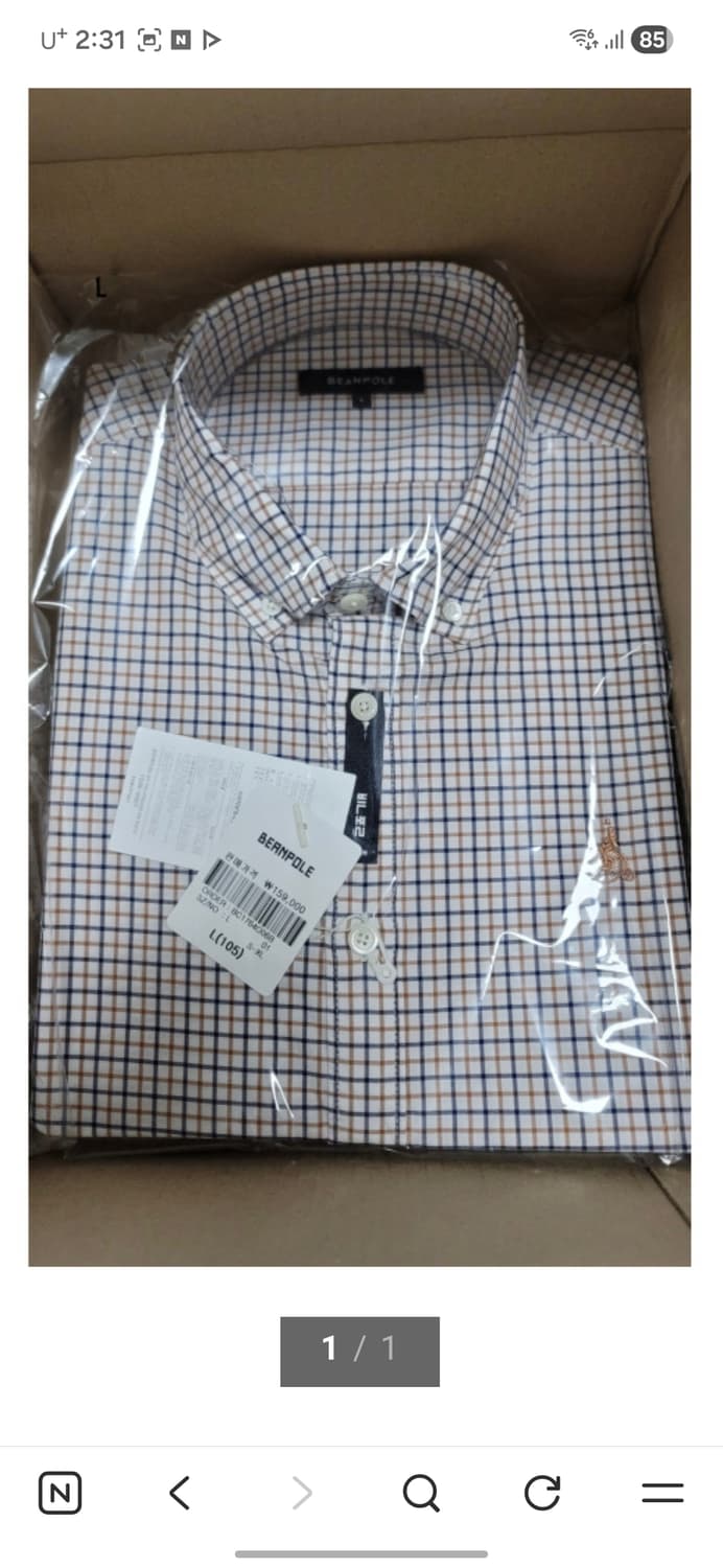 빈폴 리퀴드 코튼 체크셔츠 상품이미지7