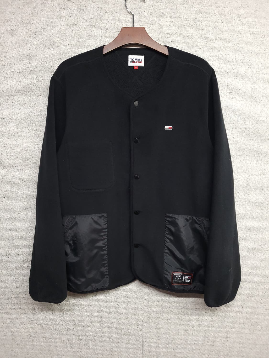 타미힐피거 라운드넥 플리스 집업 상품이미지1