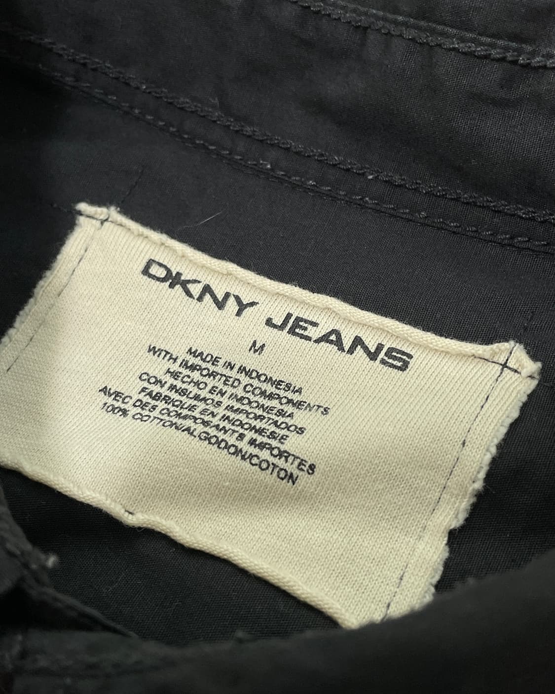 DKNY Black Graphic Shirt 상품이미지4