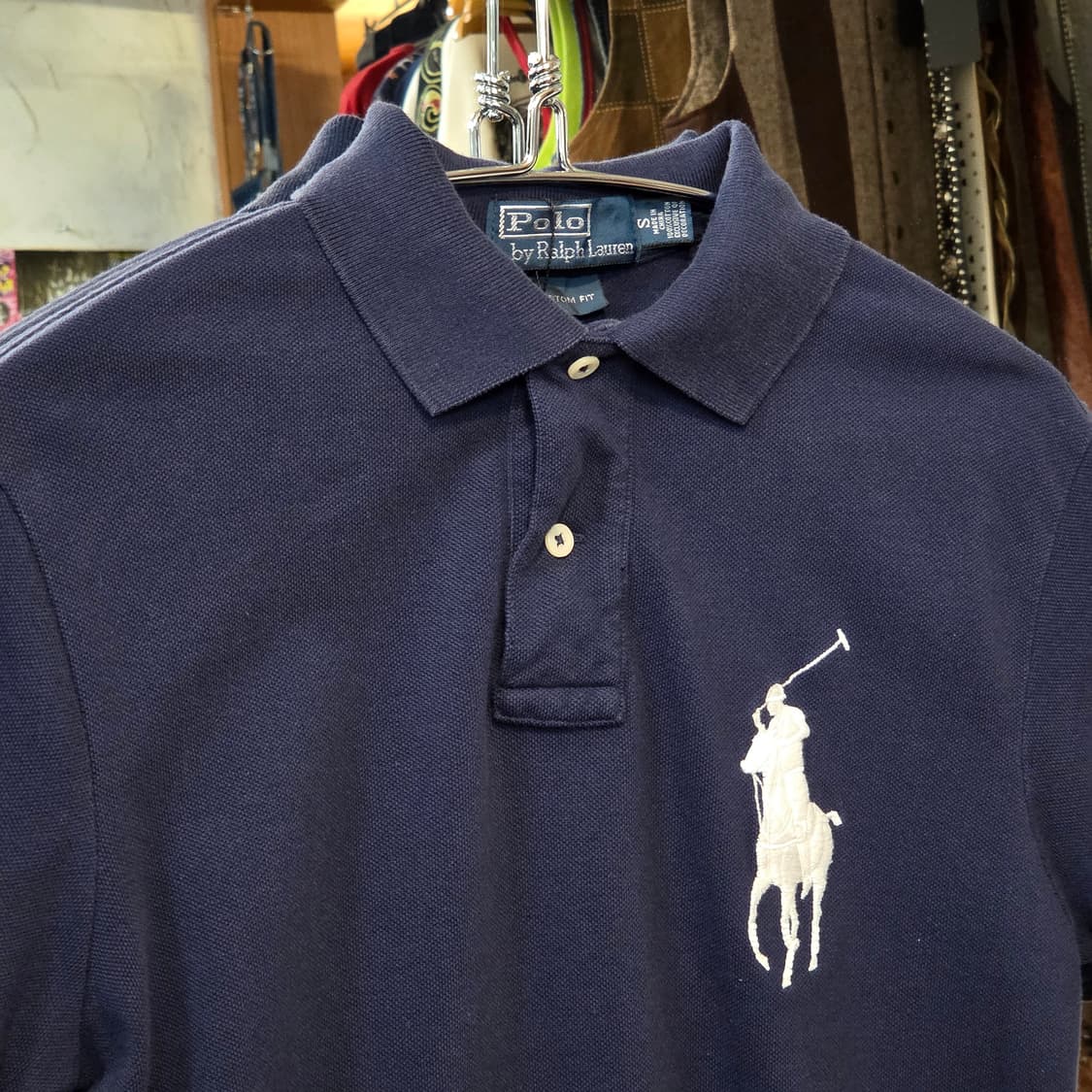 폴로 랄프로렌 빅 포니 네이비 PK반팔 상품이미지2