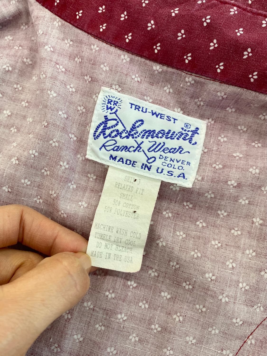 70‘s 락마운트 렌치웨어 웨스턴 셔츠 상품이미지9