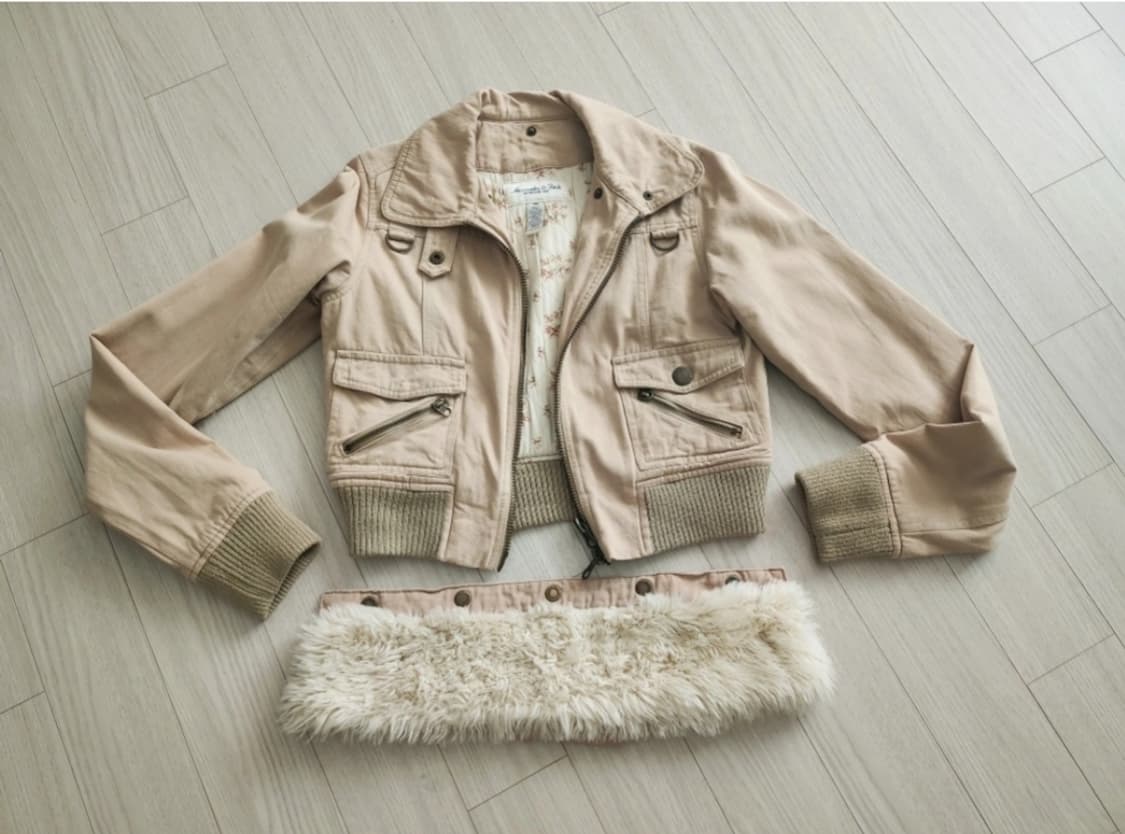 빈티지 아베크롬비 크롭 자켓 y2k 홀리스터 점퍼 상품이미지4