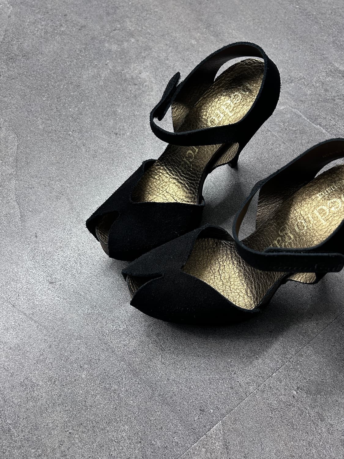 Pedro Garcia 스웨이드 스트랩 오픈 힐 상품이미지2