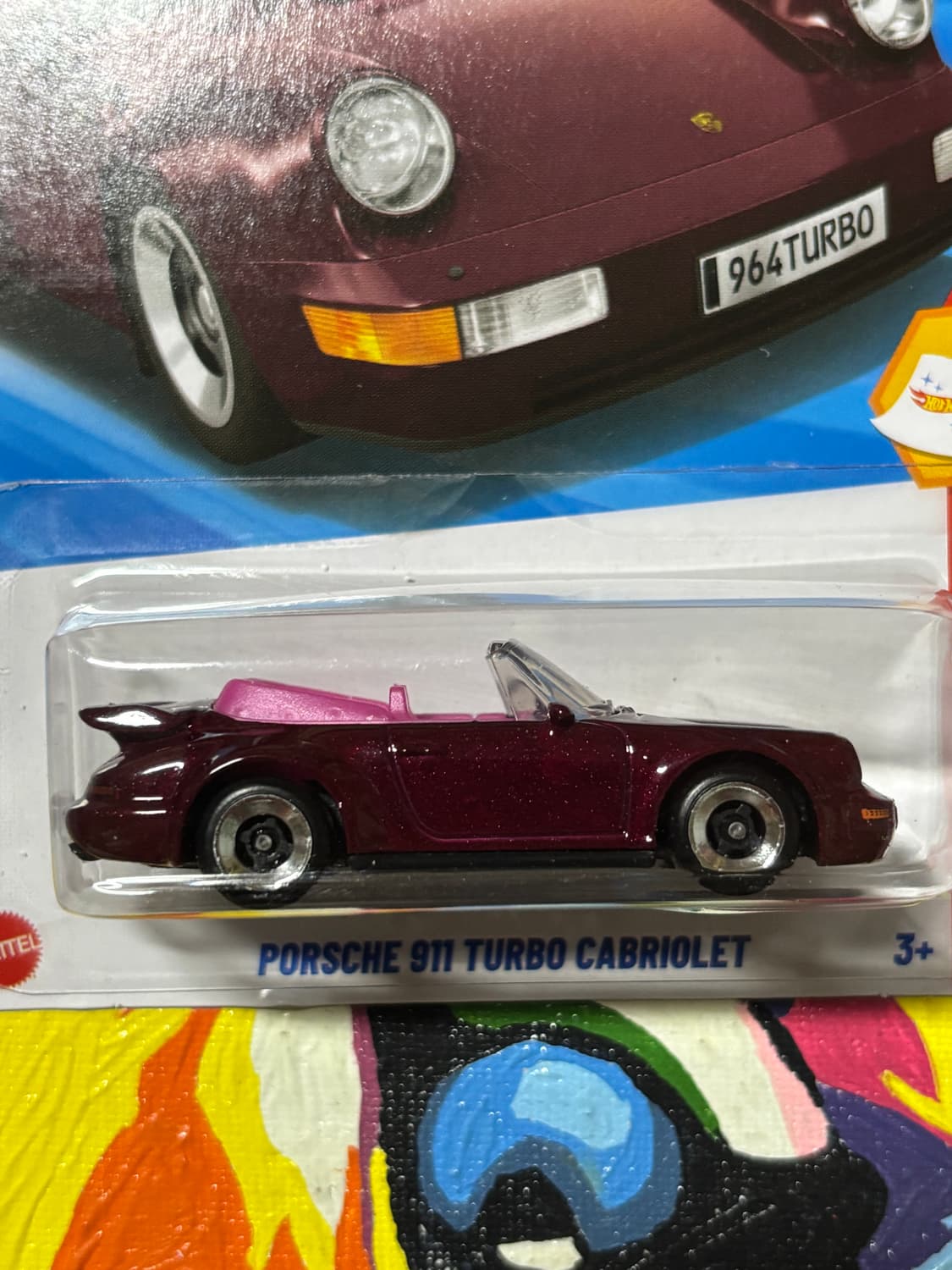 미개봉) 포르쉐 911 터보 카브리올레 다이캐스트 핫휠 인테리어 소품 상품이미지5
