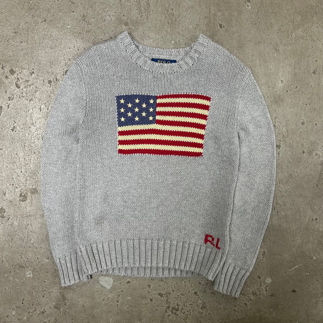 폴로 성조기 니트[1422] 상품이미지1