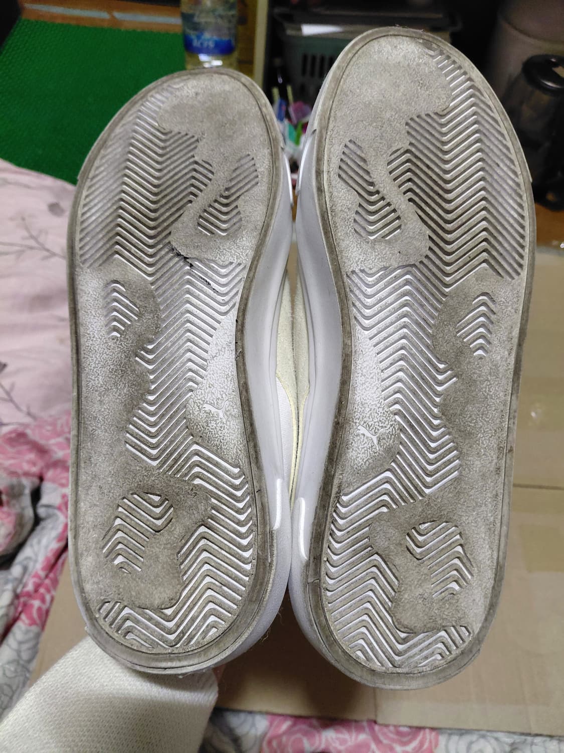 [푸마]카프리 로얄 화이트아이보리 스니커즈 275사이즈 상품이미지5