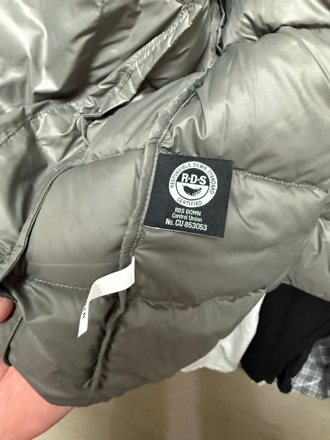 노스페이스 포플러 다운 가디건 RDS 그레이시 카키 상품이미지7