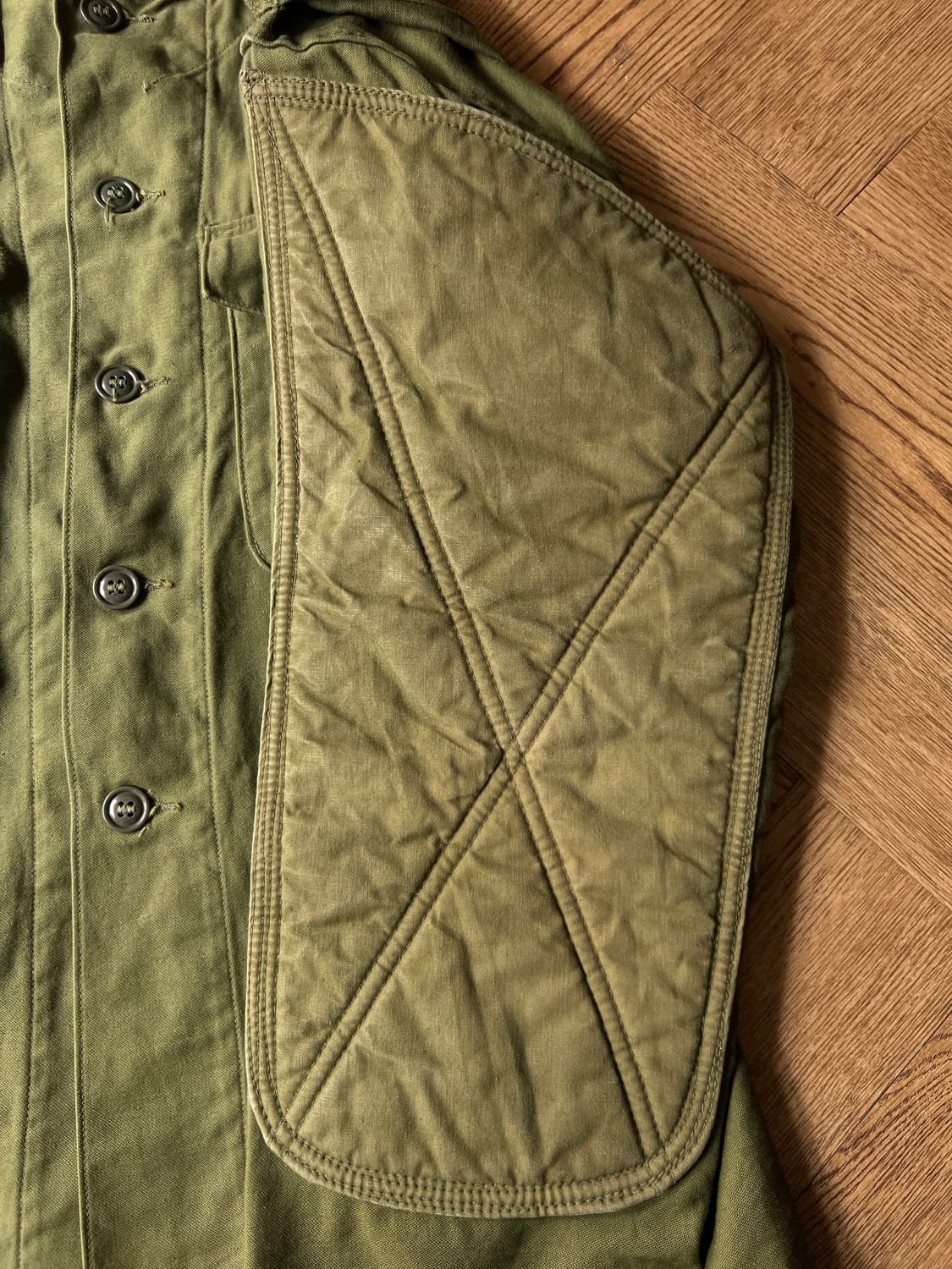 [M]60's 오리지널 U.S 밀리터리 OG-107 슈팅 자켓 상품이미지5