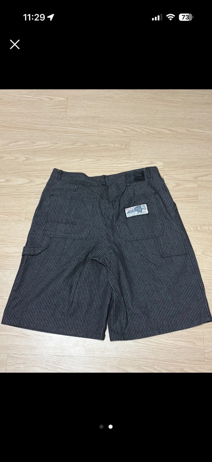 스트라이프 버뮤다 팬츠 상품이미지2