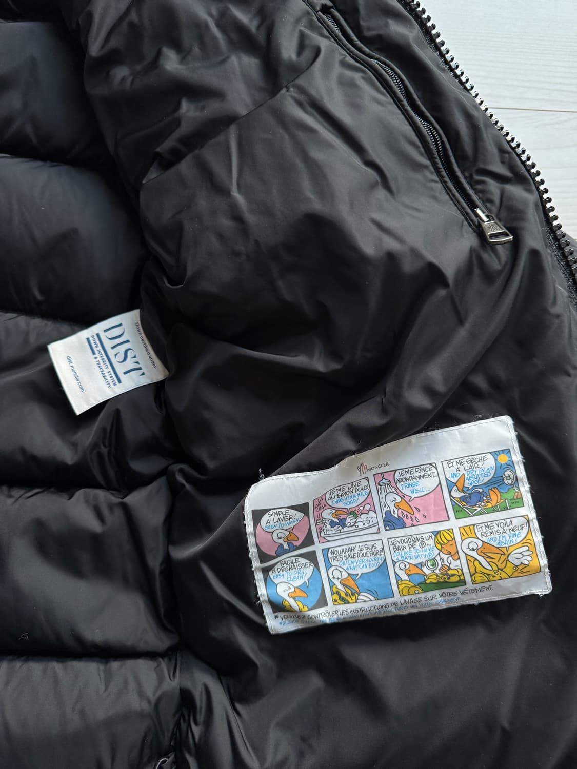 몽클레어 남성 마야프 숏 패딩 블랙 3 상품이미지7