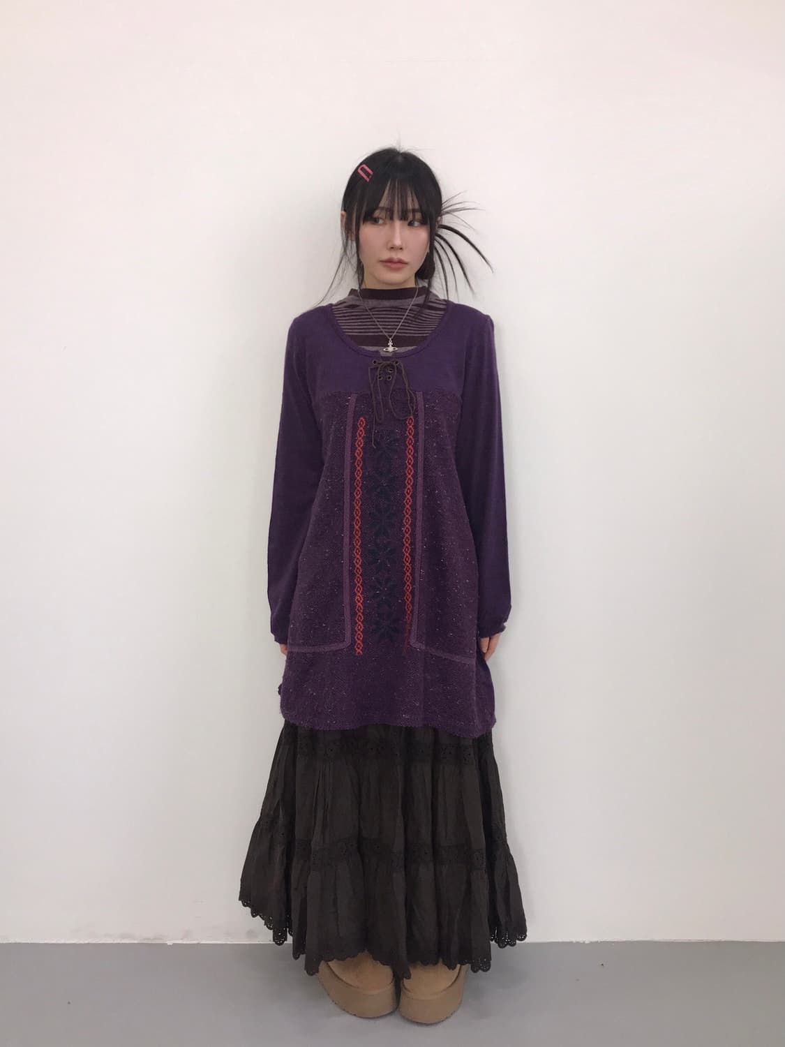ICHIOKU Japan Ethnic Tunic Onepiece 상품이미지1