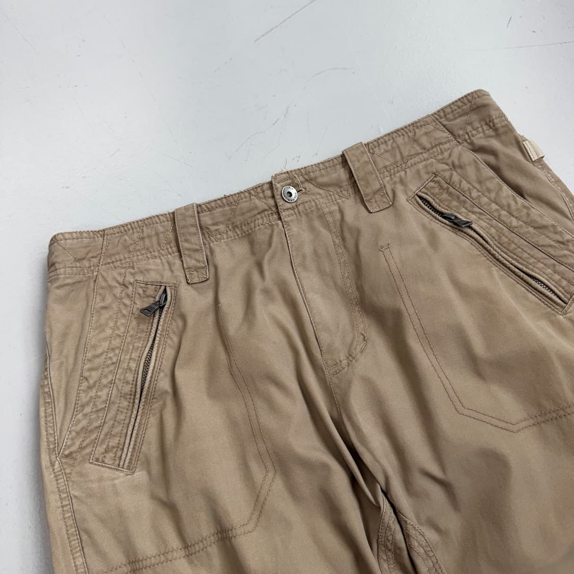 탄창 Y2K 멀티포켓 와이드 빈티지 카고팬츠 상품이미지4