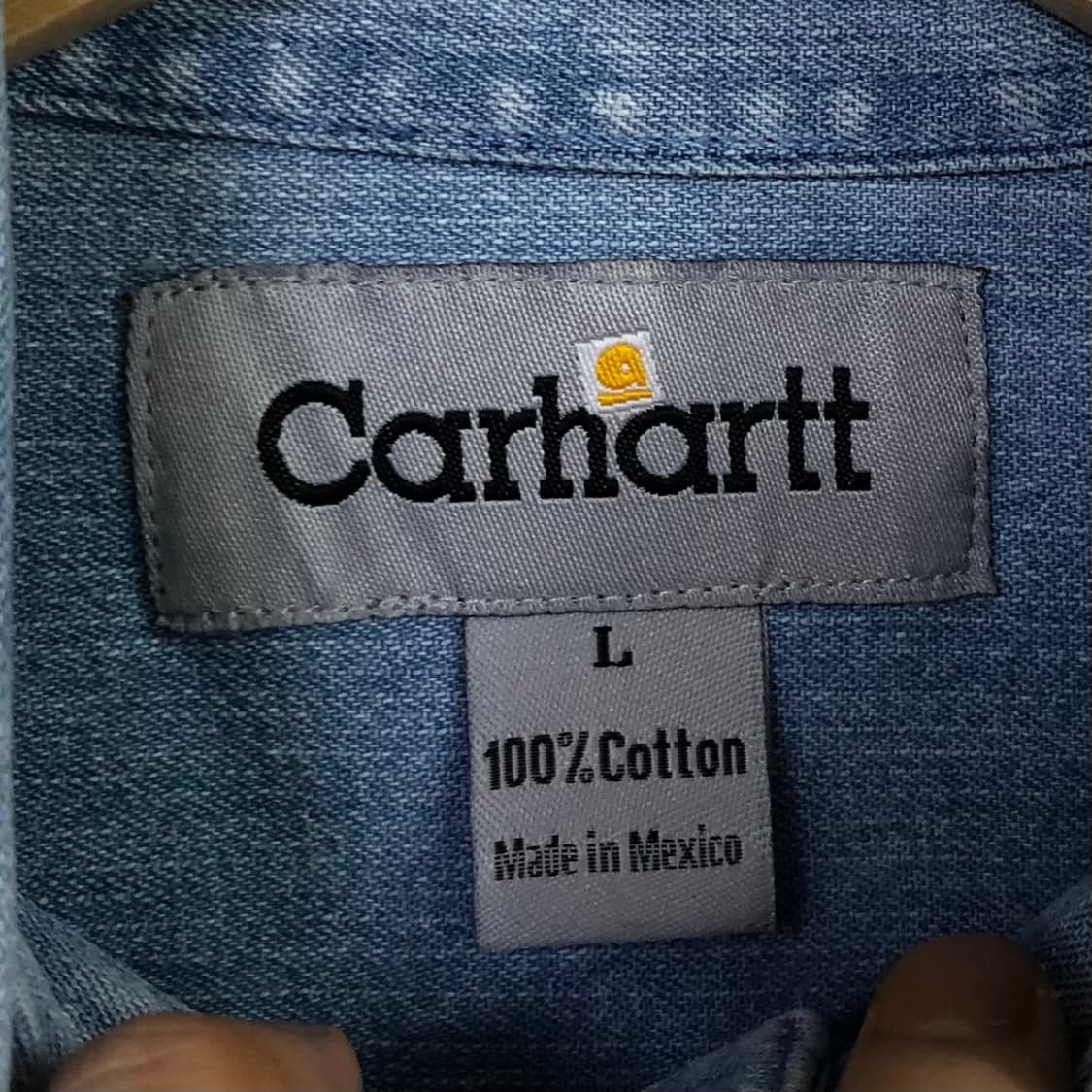 L 칼하트 데님 셔츠 상품이미지3