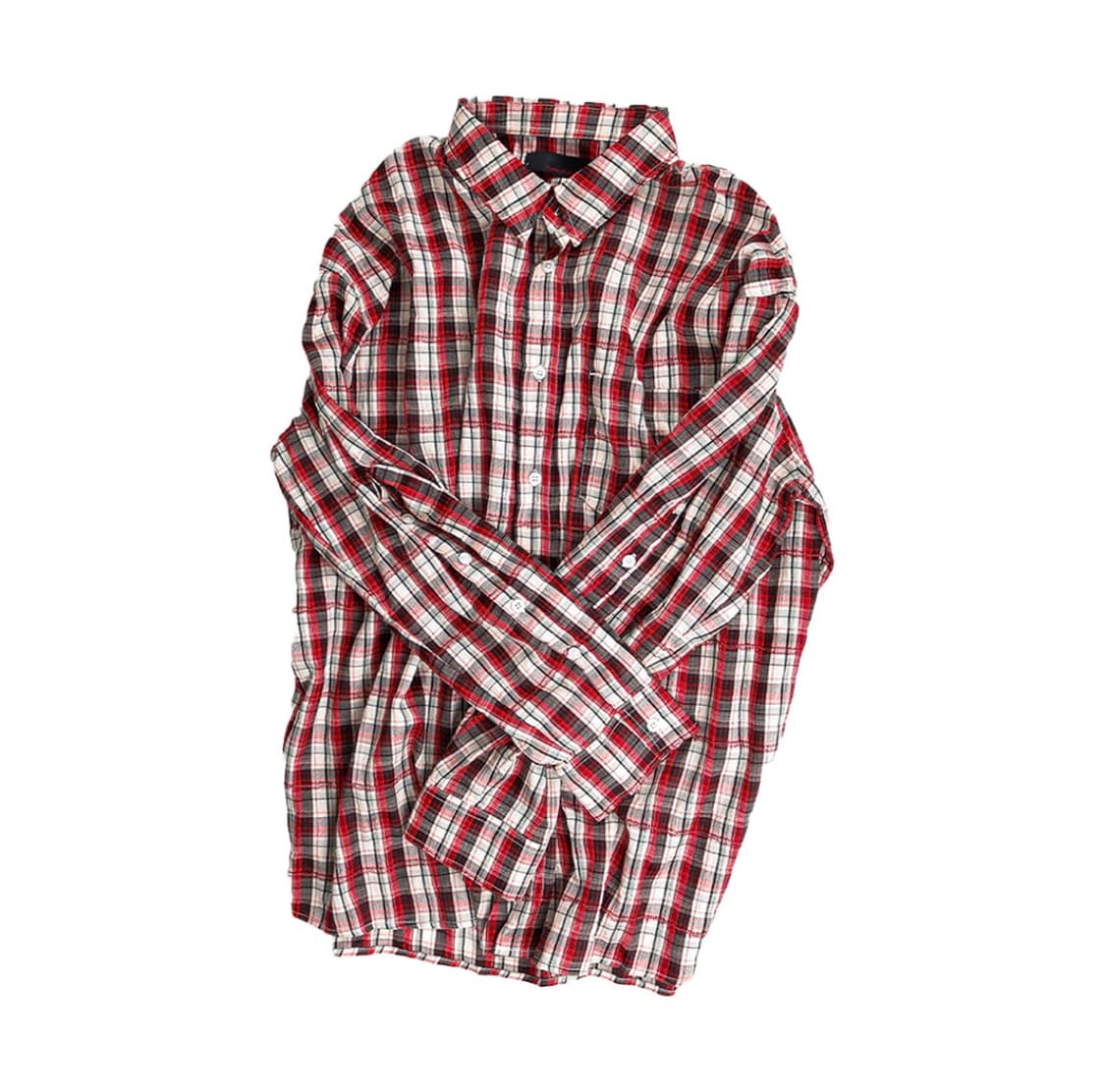 애니타임로릭 아이리스 셔츠 레드 상품이미지1