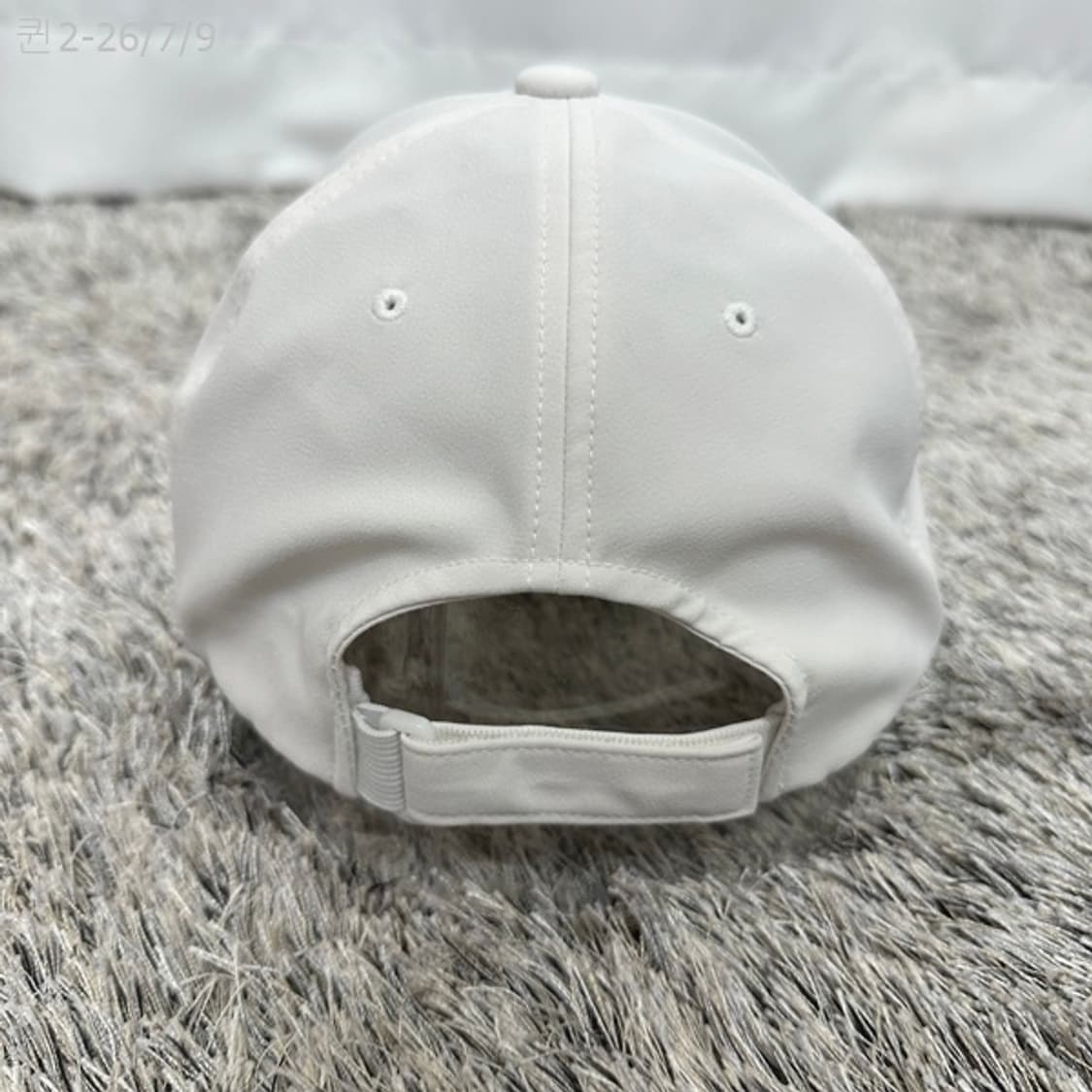 데상트 남자 캡모자 화이트 FREE (57CM) 상품이미지5