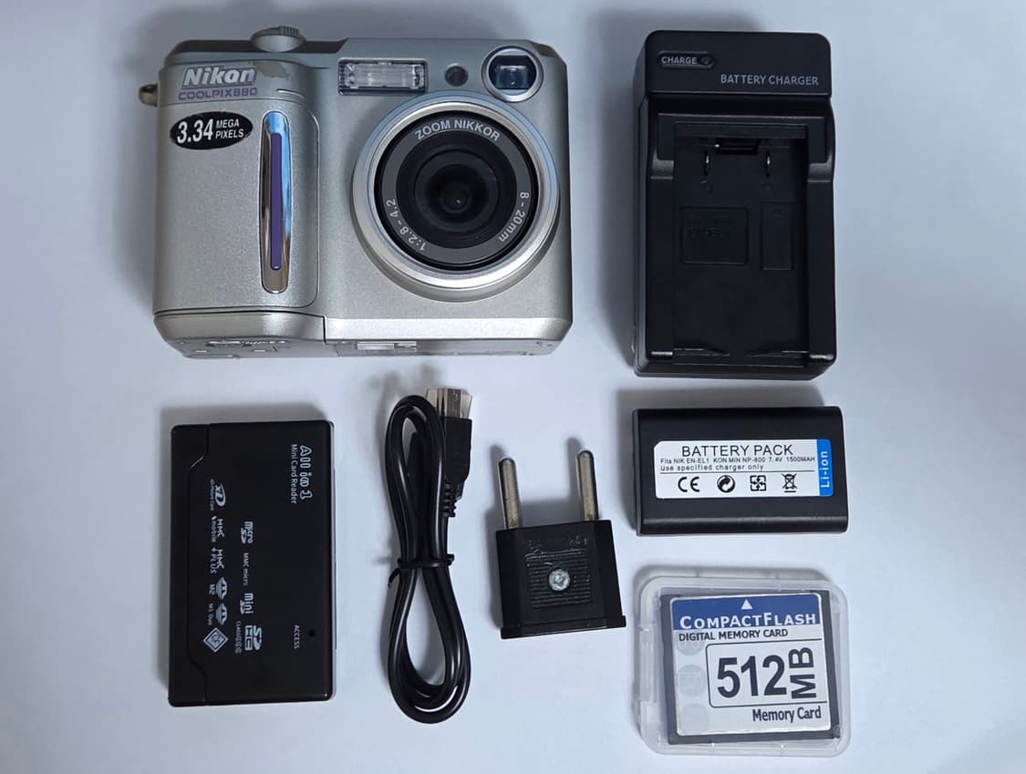 니콘 쿨픽스880 빈티지 디카(작례o) 상품이미지4