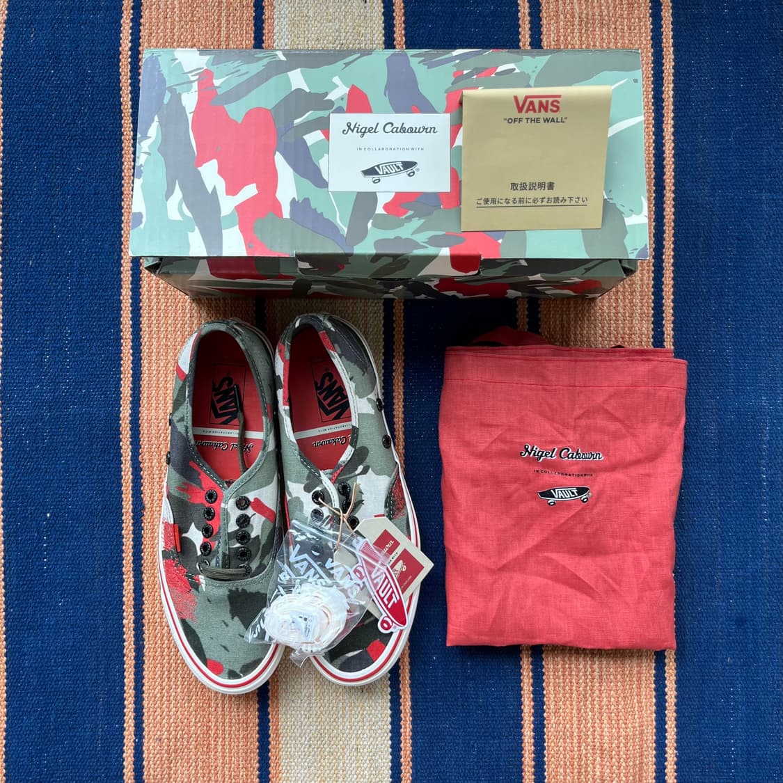 반스 볼트 나이젤카본 og 어센틱 275사이즈 상품이미지1