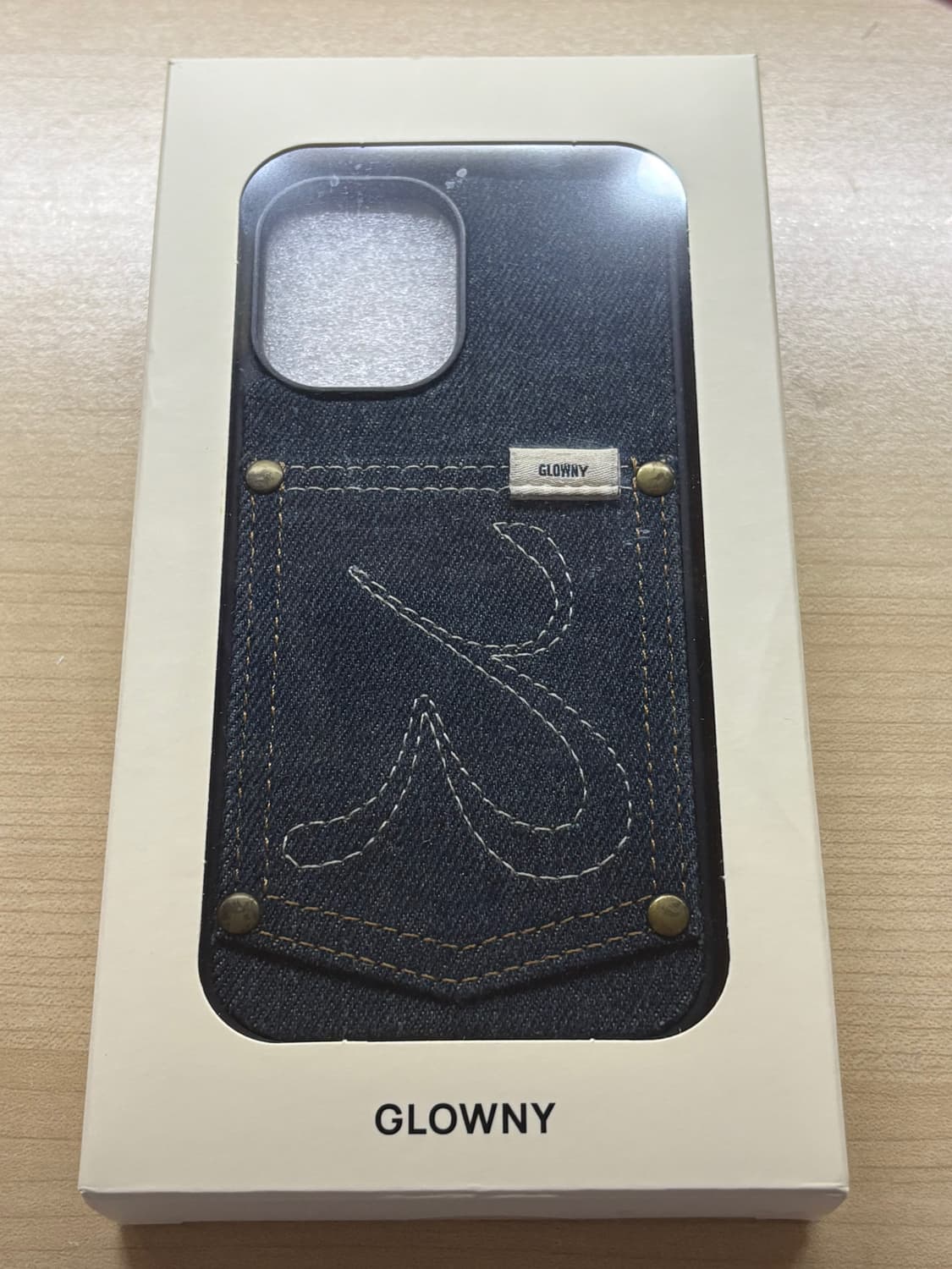 16/ 글로니 glowny g pocket case 데님 포켓 폰케이스 상품이미지1