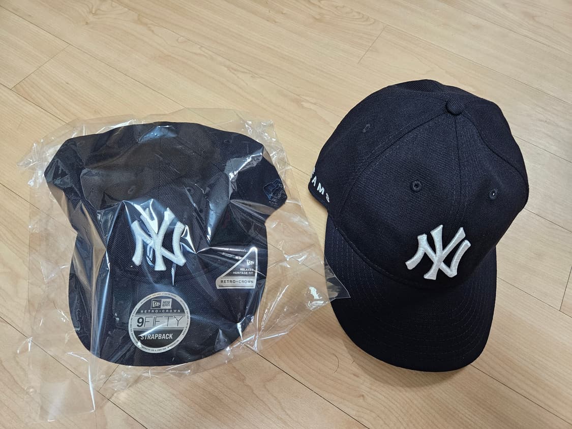 뉴에라 x 빔즈 뉴욕 양키스 9fifty 레트로 크라운 캡 네이비 상품이미지3