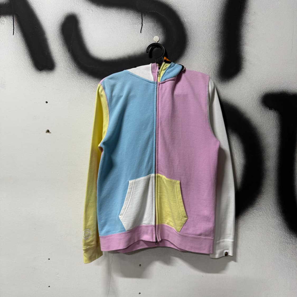 정품 베이프 우먼스 베이비 마일로 더블 샤크 풀 집업 후디 상품이미지2