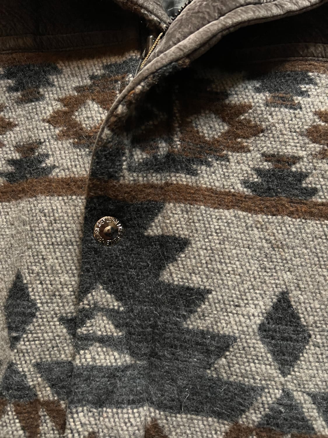 [XL]USA 빈티지 나바호 패턴 울 자켓 상품이미지3