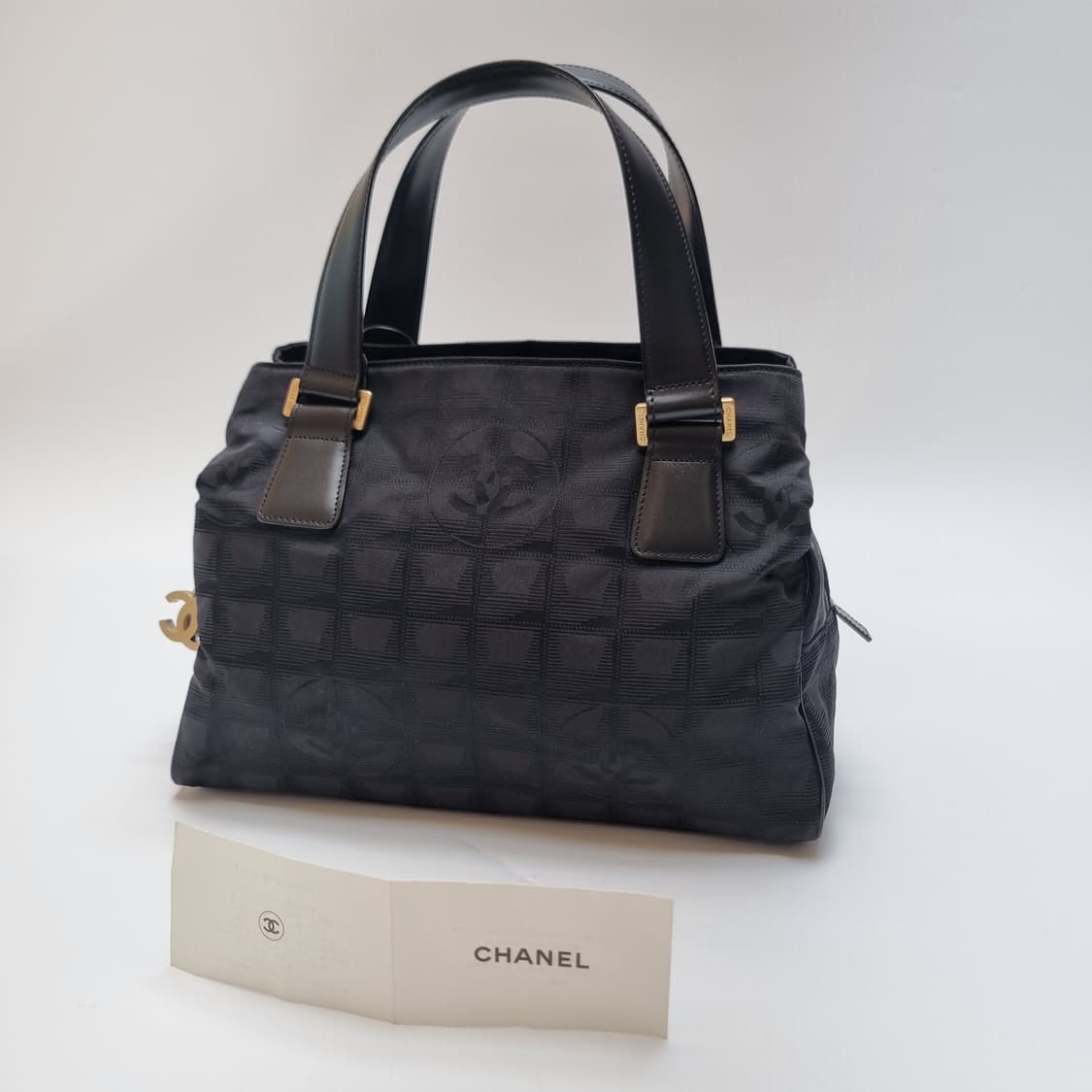 샤넬 CHANEL 뉴트래블라인 코코마크 자카드 토트백 (전시급, 핸드백) 상품이미지2