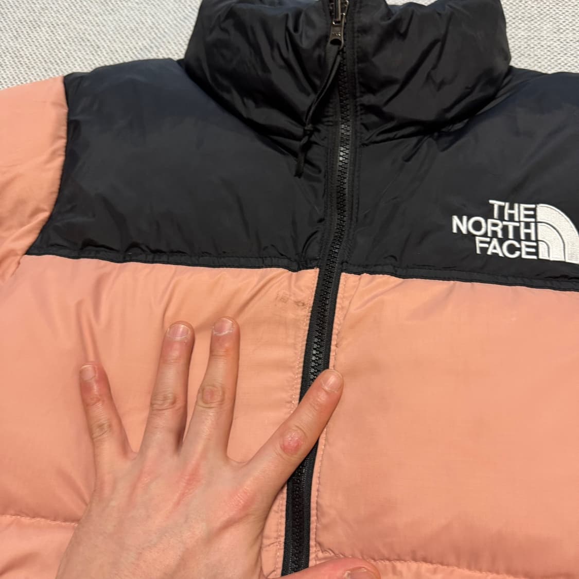 노스페이스 700 핑크 더스티로즈 눕시 패딩 상품이미지4