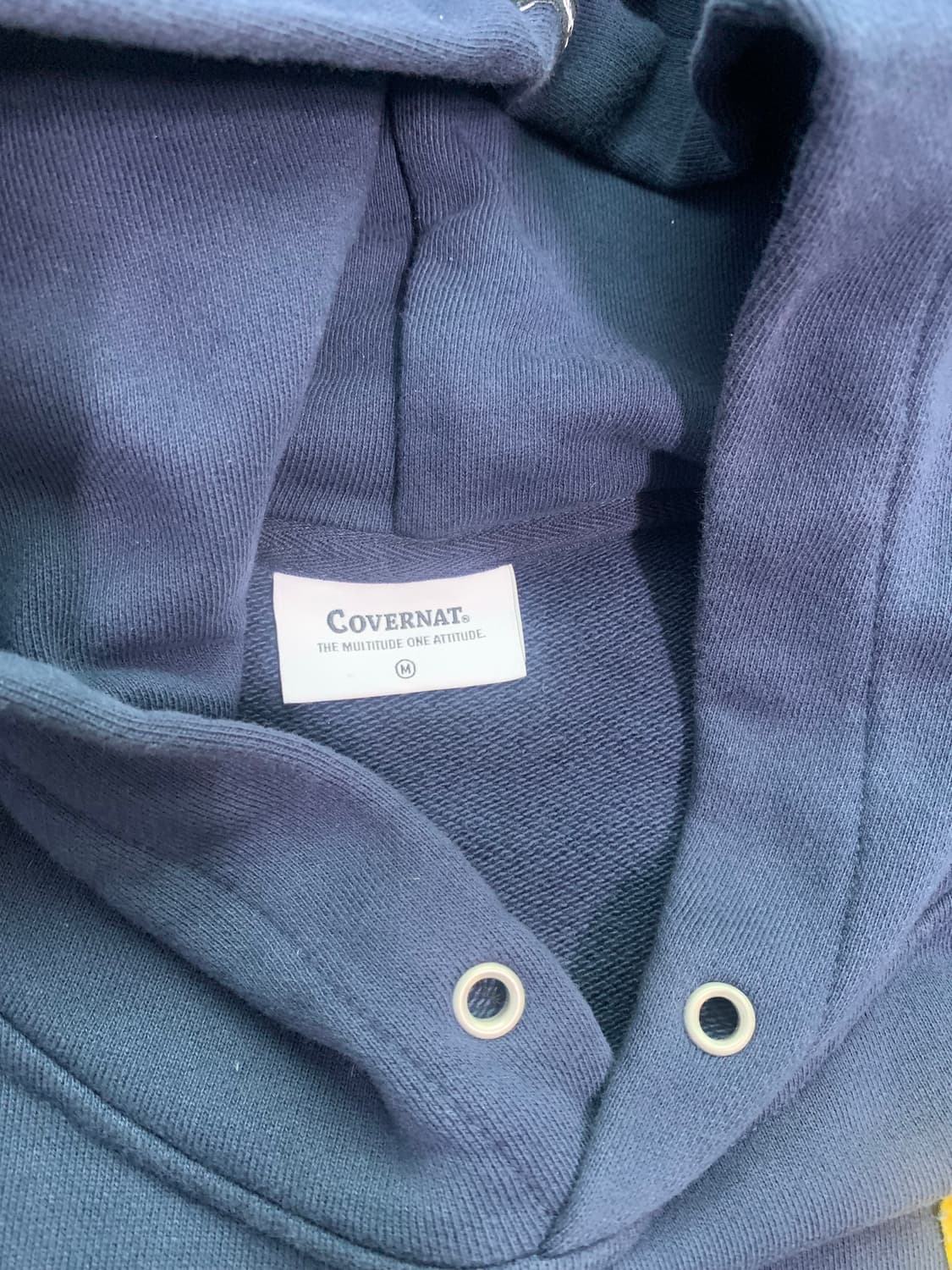 커버낫 C로고 네이비 후드티 M 상품이미지5