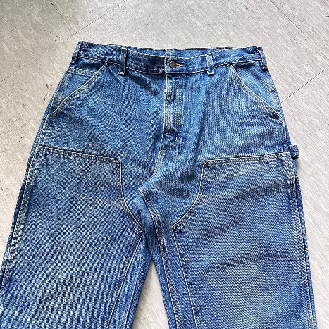 칼하트 더블니 데님 덩가리 팬츠 B73 DST 상품이미지2