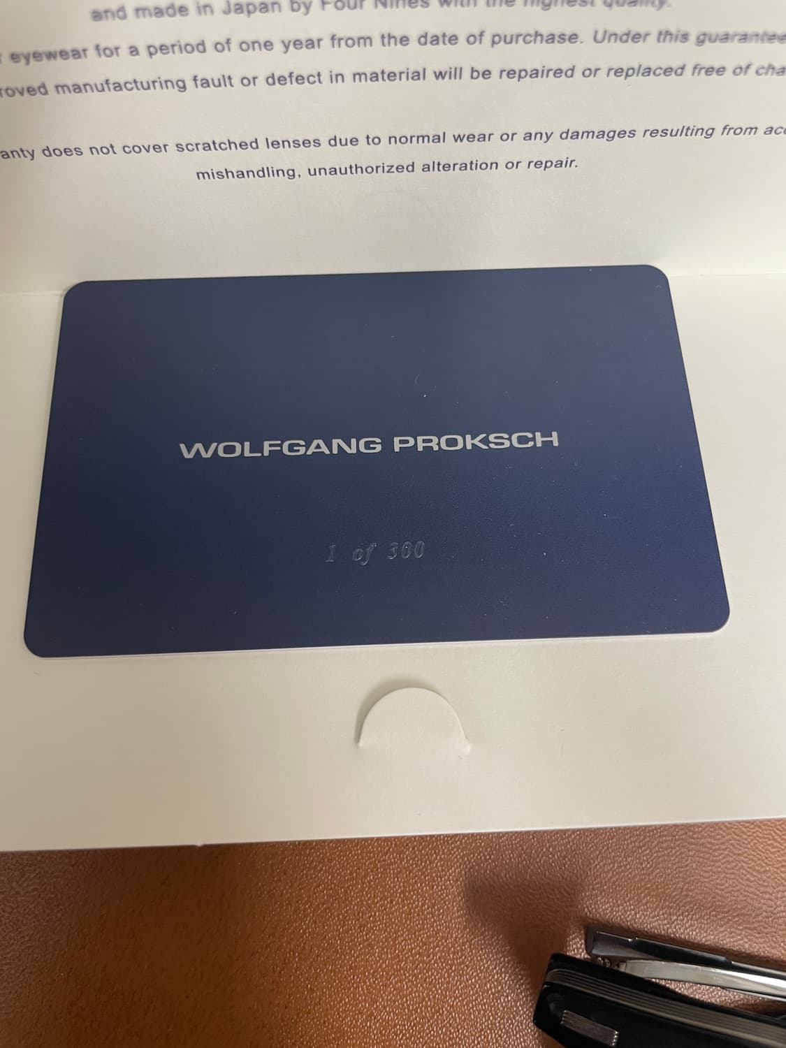 울프강프록쉐 안경 하금테 bk31 상품이미지2