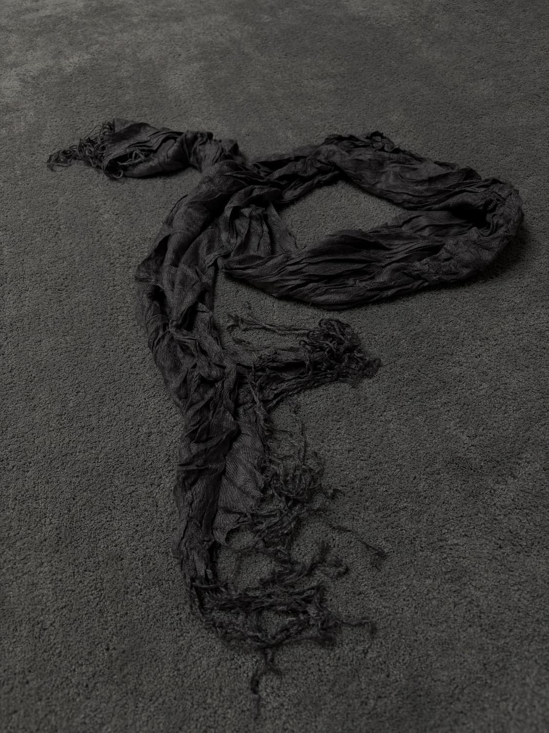 Vintage v-kei punk grunge mood scarf 상품이미지2