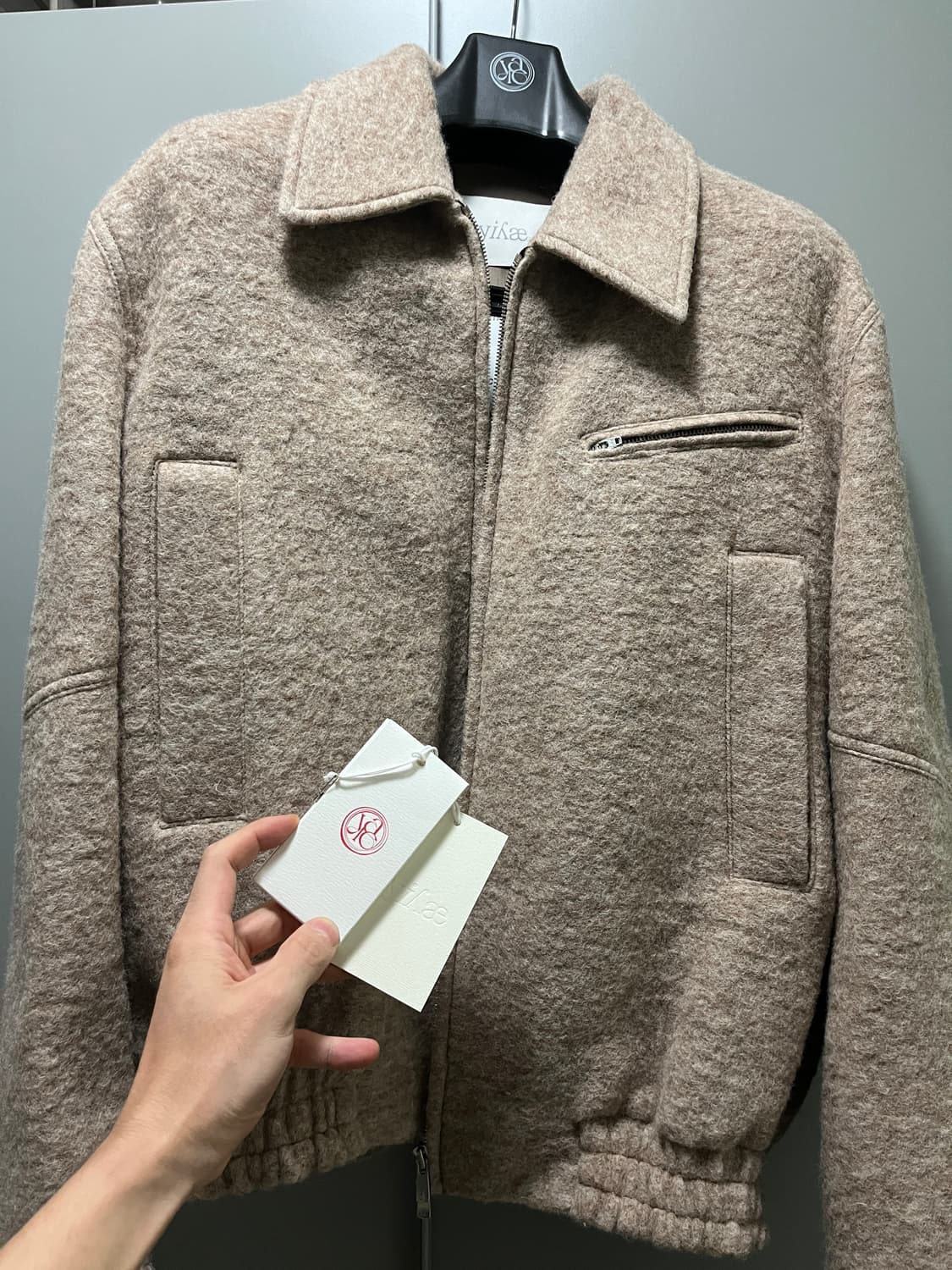 이예 yiyae 울 드리즐러 자켓 L  상품이미지3