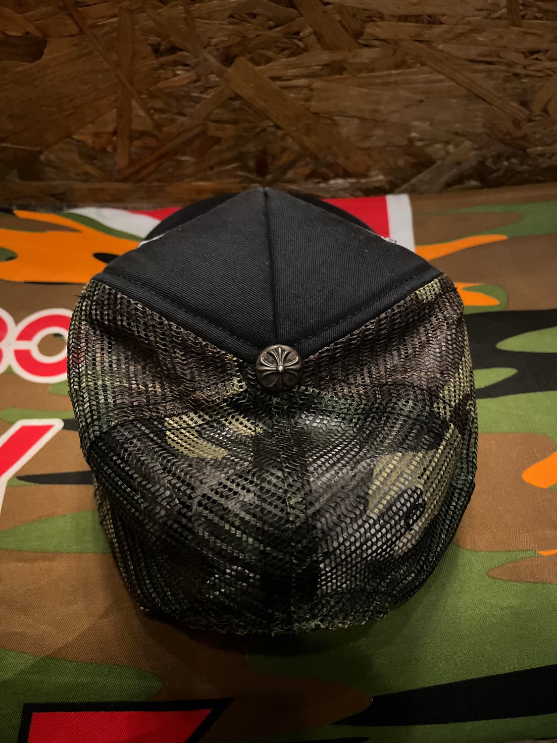 00~10s Chrome Hearts 크롬하츠 ch로고 카모 메쉬캡 상품이미지3