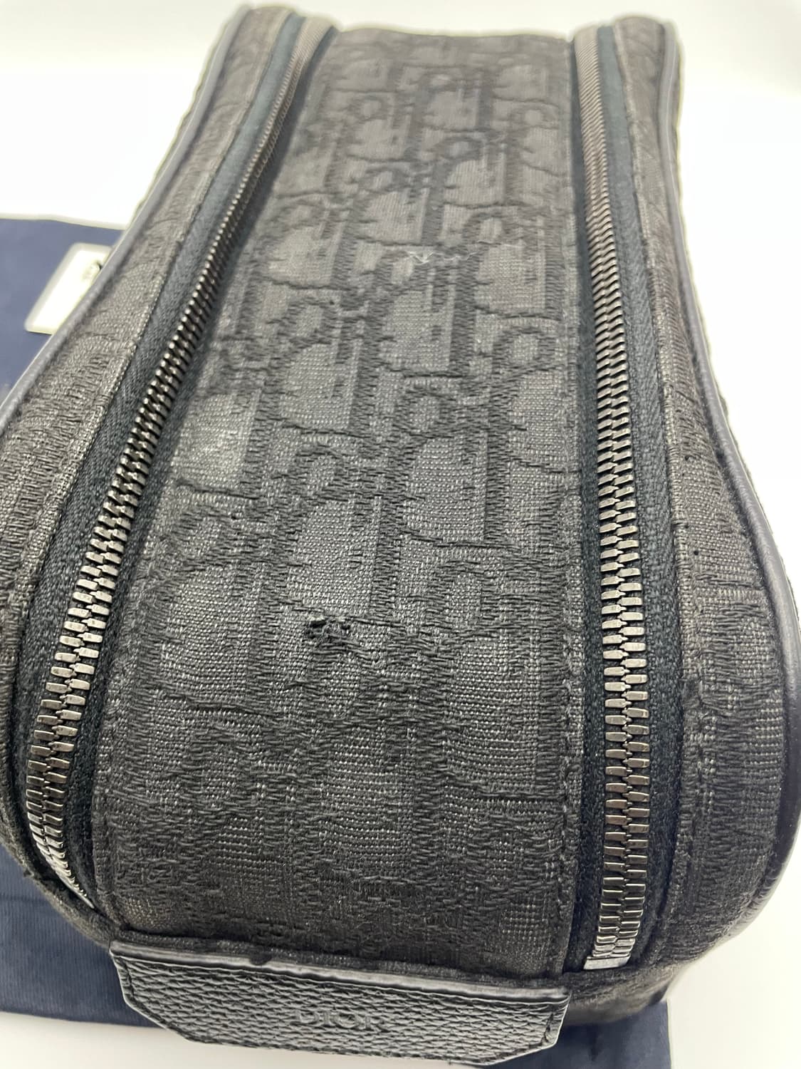 디올 오블리크 돕키트 블랙 클러치 상품이미지2