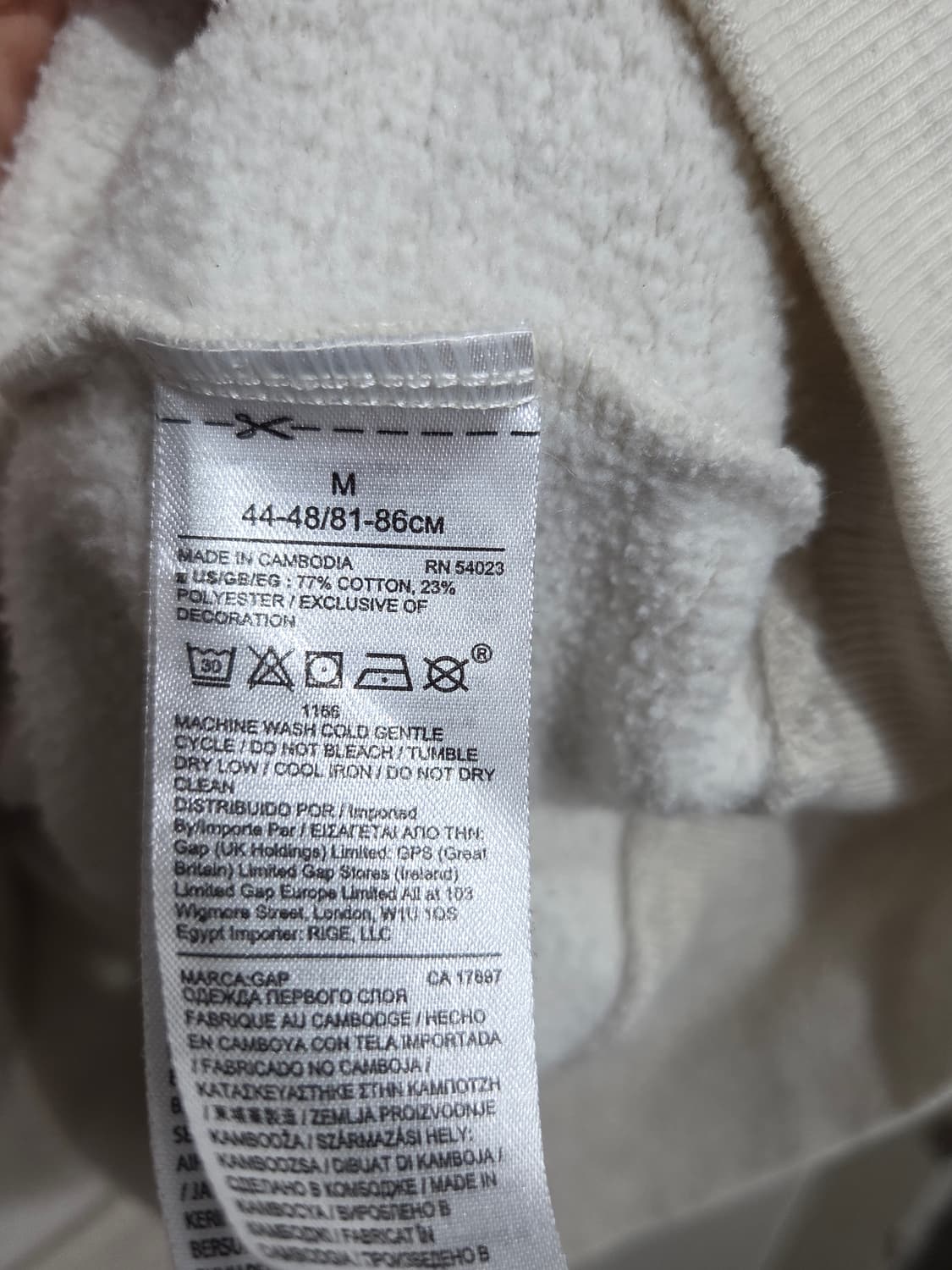 GAP 기모 여성후드티 상품이미지3