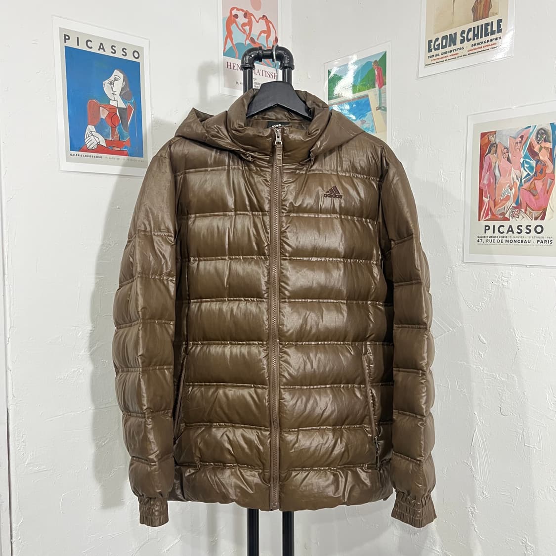 아디다스 다운 후드 패딩 상품이미지2