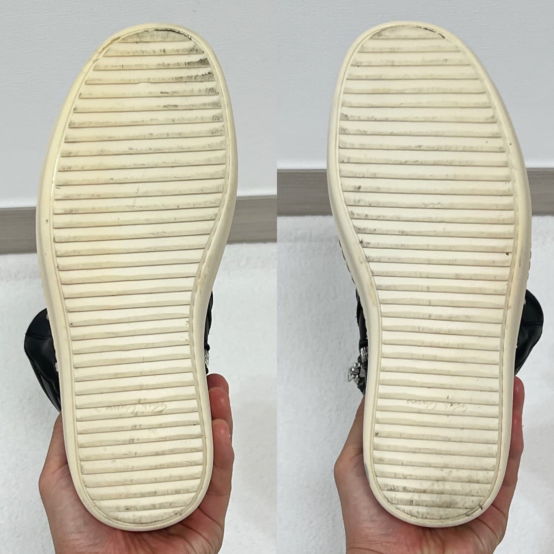 릭오웬스 14SS 지오바스켓 모노크롬 LPO 검검흰 상품이미지5