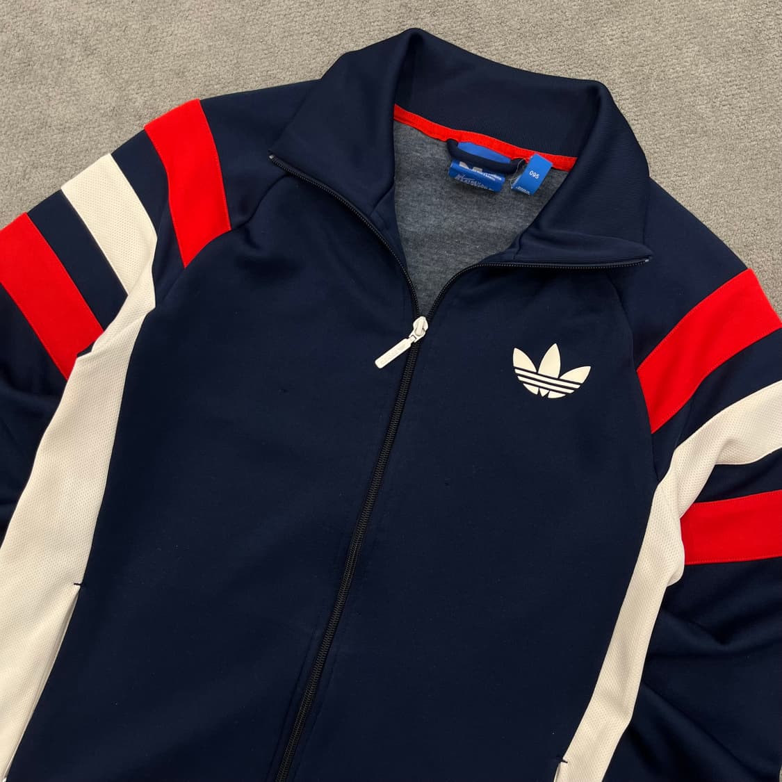 95 아디다스 삼선 트랙탑 네이비/레드/화이트 상품이미지2