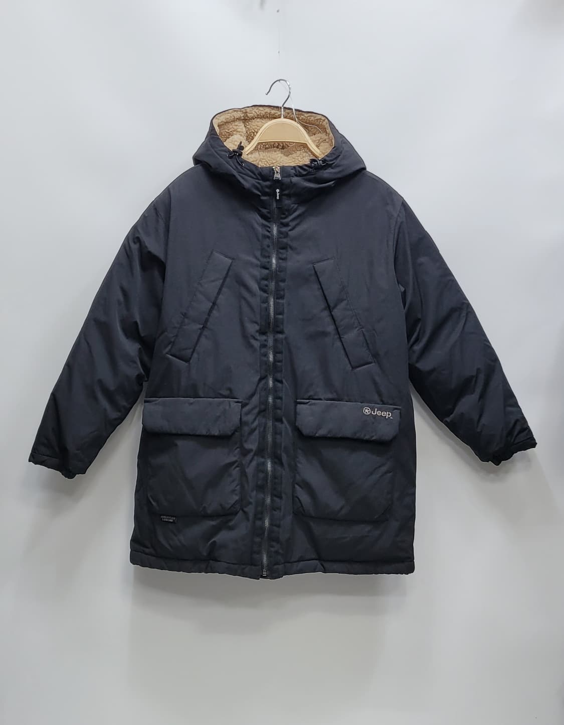JEEP 22FW 지프 플리스 다운 패딩 점퍼 / 남 M 블랙 상품이미지1