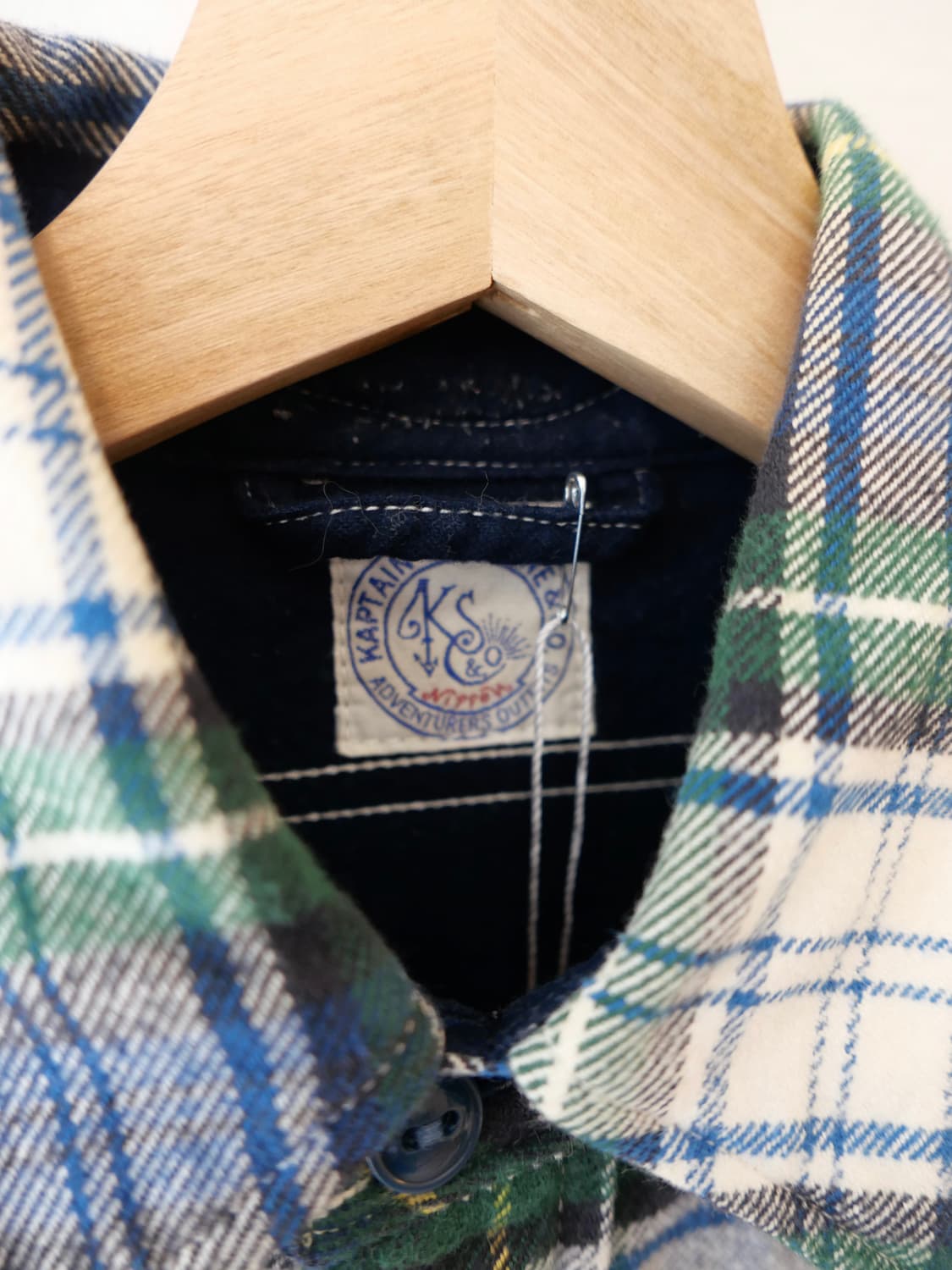 캡틴 선샤인 x 빔즈 플란넬 체크 셔츠 상품이미지3