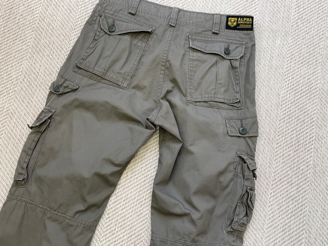 빈티지 알파인더스티리 밀리터리 카고 팬츠  상품이미지8