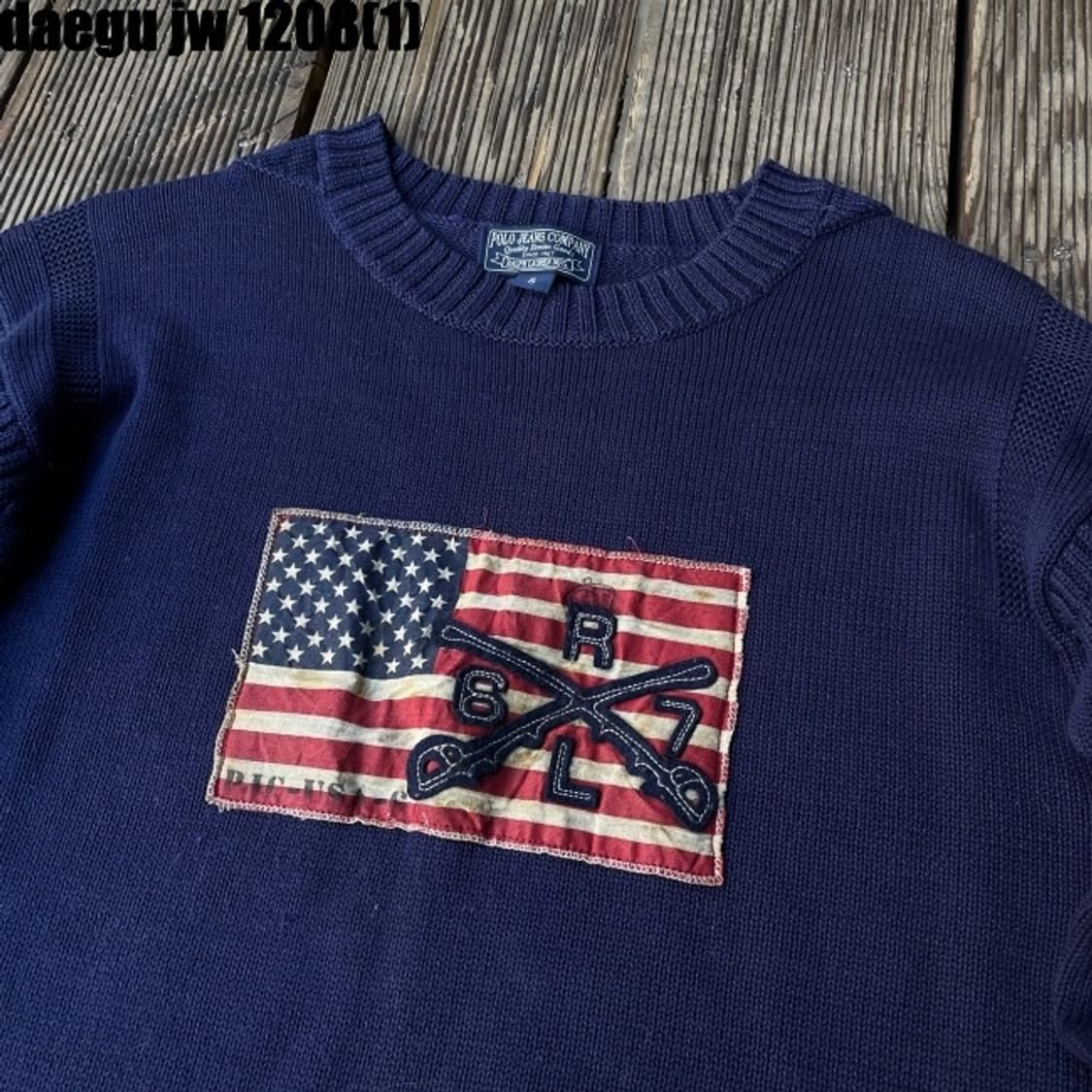 폴로 성조기 니트 상품이미지2