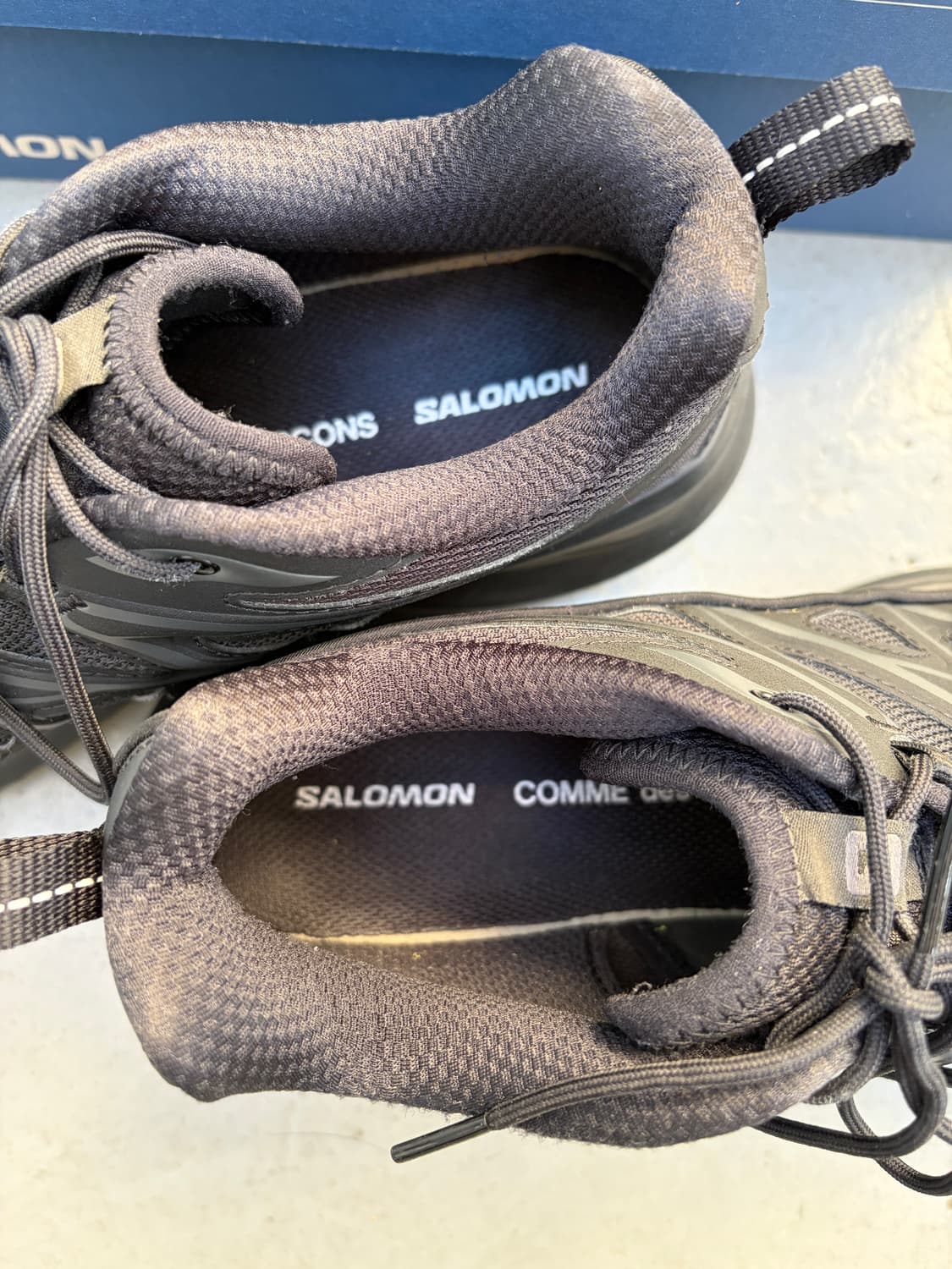 살로몬 x 꼼데 가르송 XT-6 익스팬스 플랫폼 블랙  SALOMON x 상품이미지5