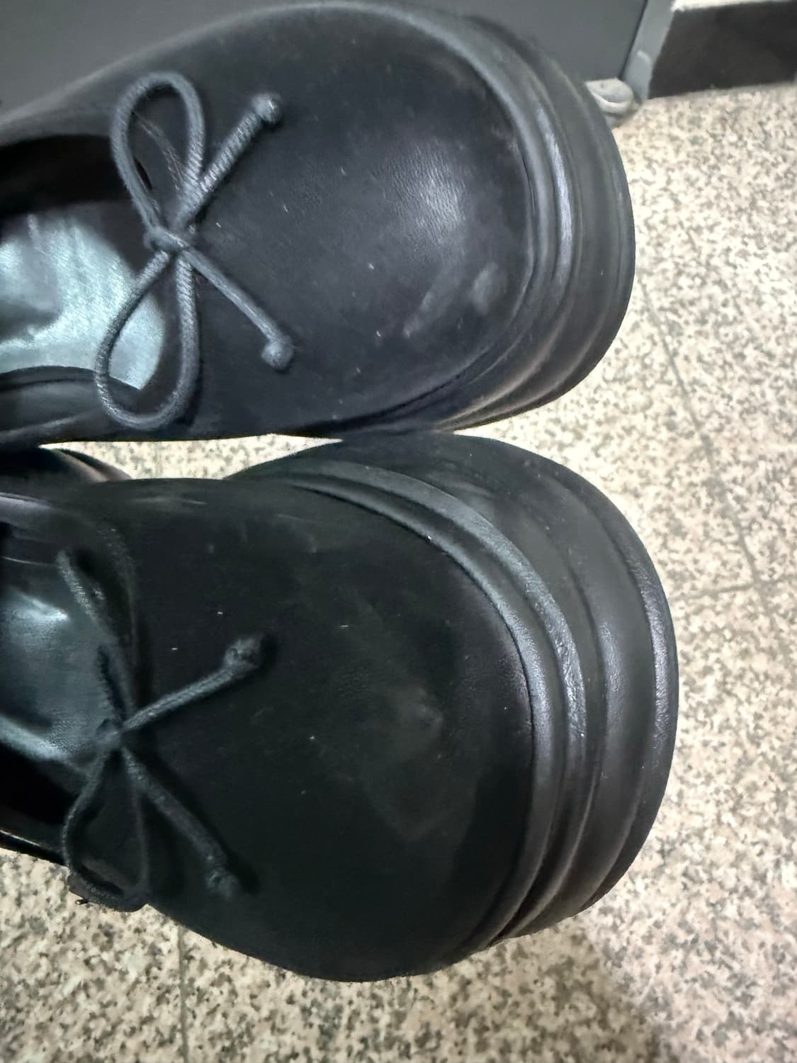 쓰리투에이티 스트랩 메리제인 플랫폼 블랙 245 상품이미지7