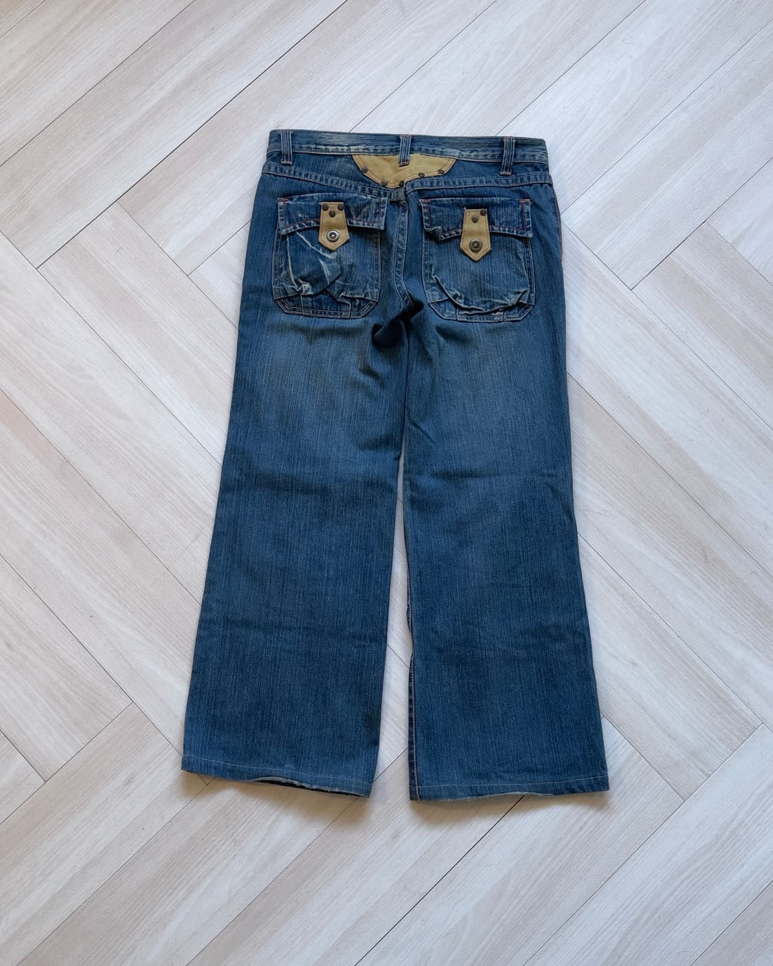 [Vintage] Y2K Metal Pocket Denim Jeans 상품이미지6