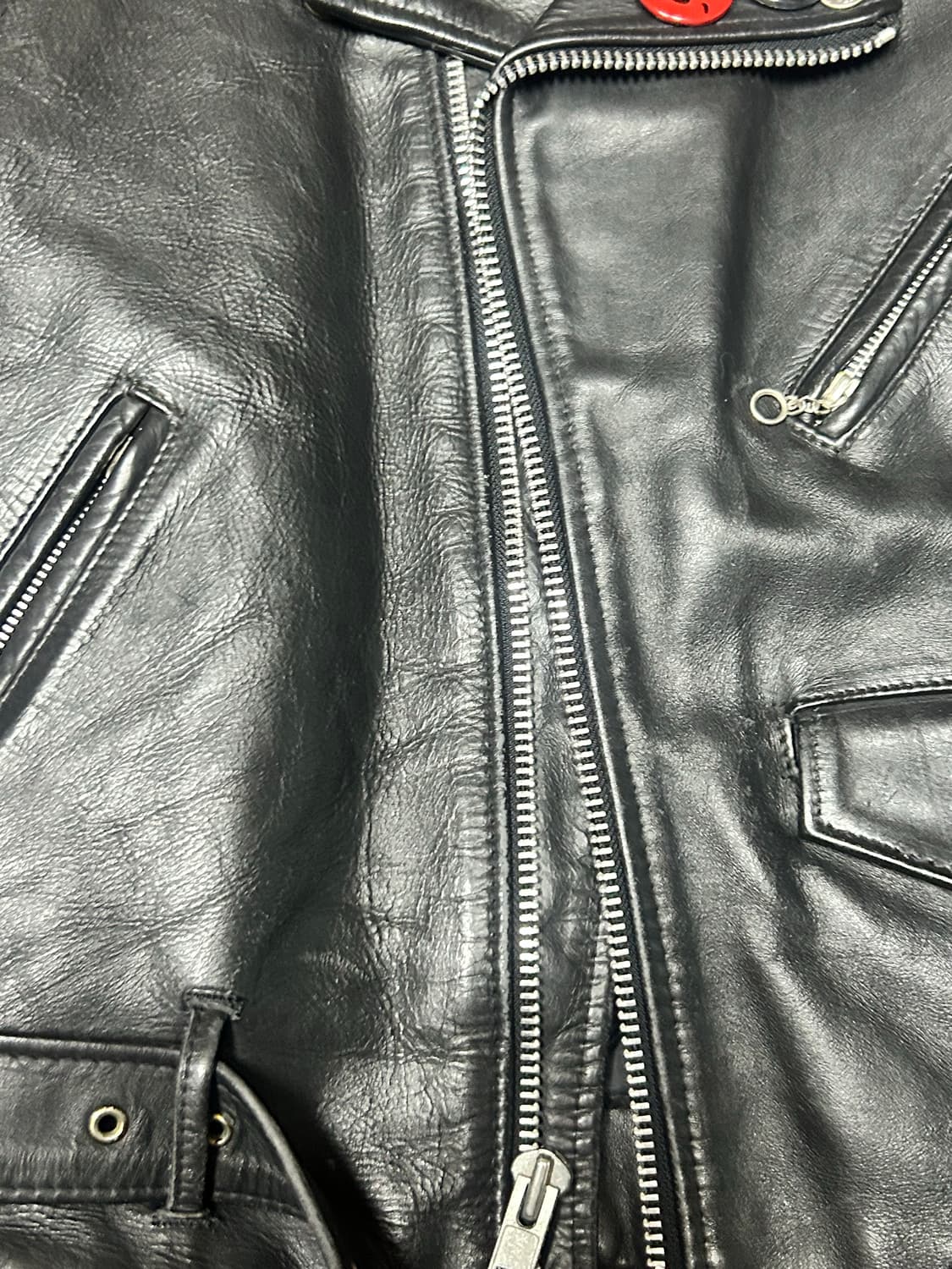 쇼트 퍼펙토 618 가죽자켓 40사이즈 상품이미지5