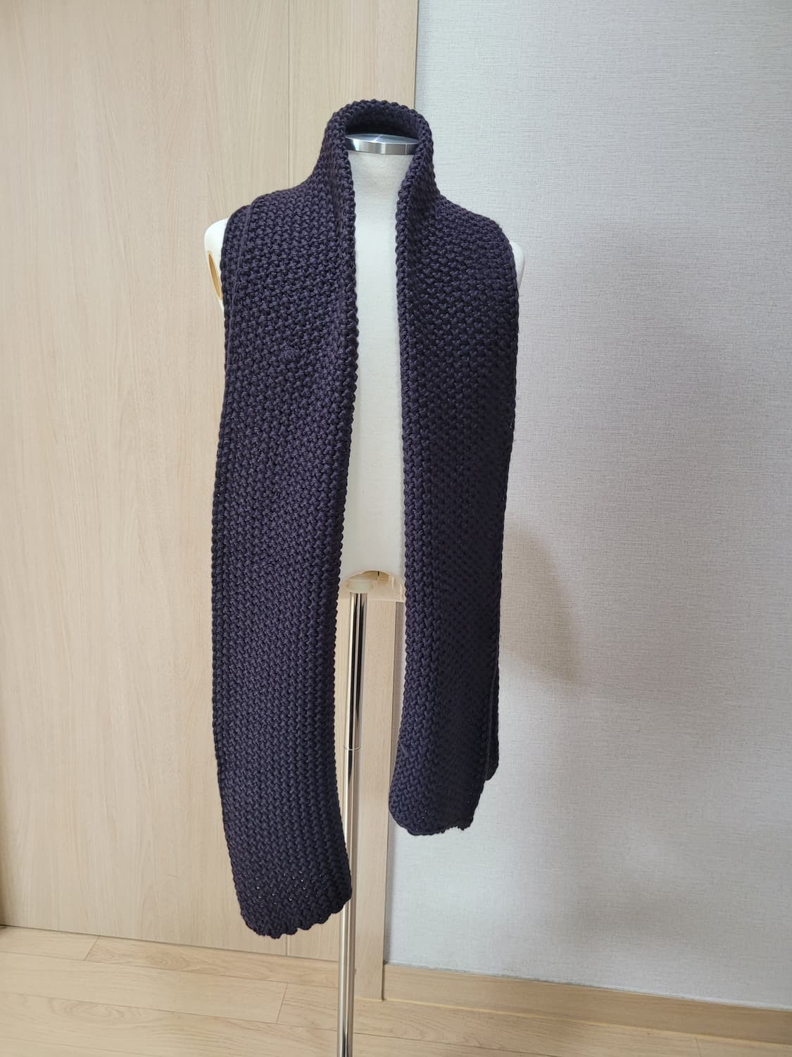 코데즈컴바인 니트 머플러 퍼플 상품이미지8