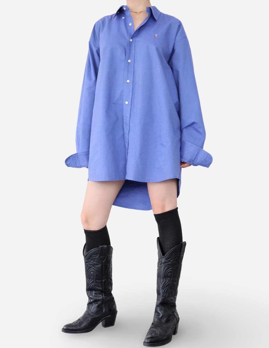 Ralph Lauren Blue Oxford Shirt 상품이미지3